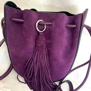 Rebecca Minkoff suede bucket bag